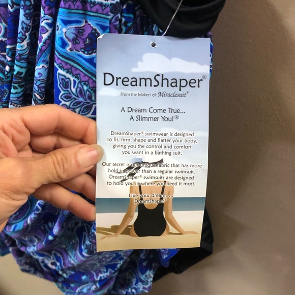 Dream shaper plus size one piece bathing suit - Picture 6 of 8